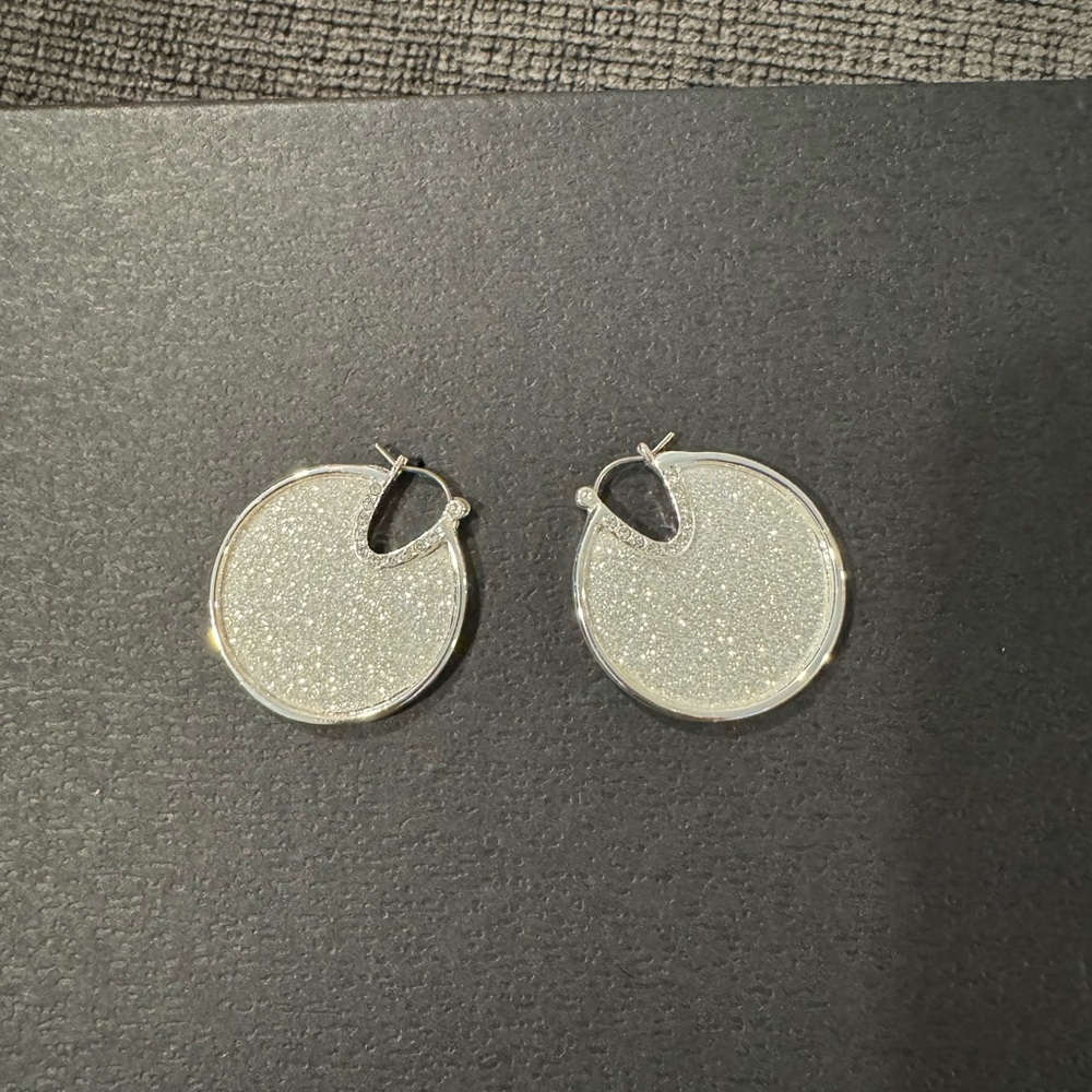 Costume jewelry Loft Rhinestone Round Earrings